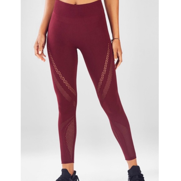 Fabletics Pants - Fabletics SculptKnit High Waisted Mesh Leggings